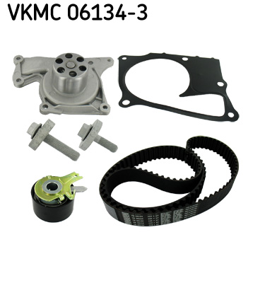 SKF VKMC 06134-3 Distributieriem kit incl.waterpomp
